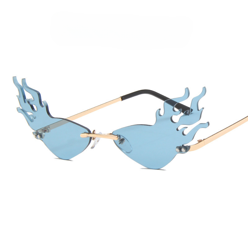 Wholesale PC Cat Eye Flame Sunglasses